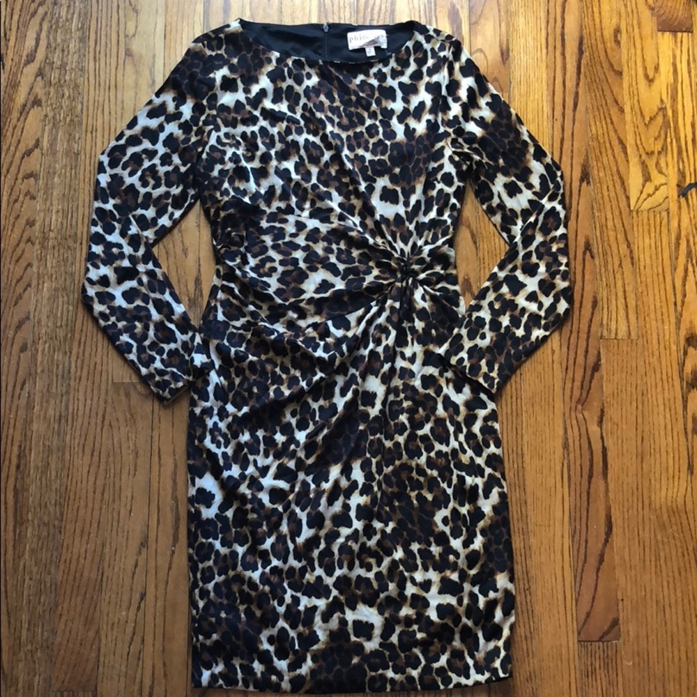 Flattering Leopard Stretch Philosophy Dress